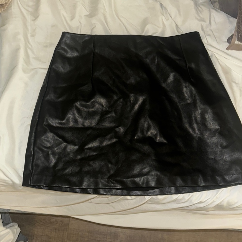 Abercrombie & Fitch Black A-Line Mini Skirt Night Out